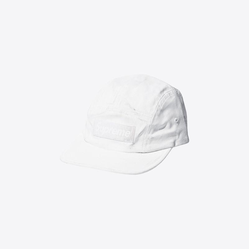 슈프림 x MM6 메종마르지엘라 페인티드 캠프캡 (화이트)