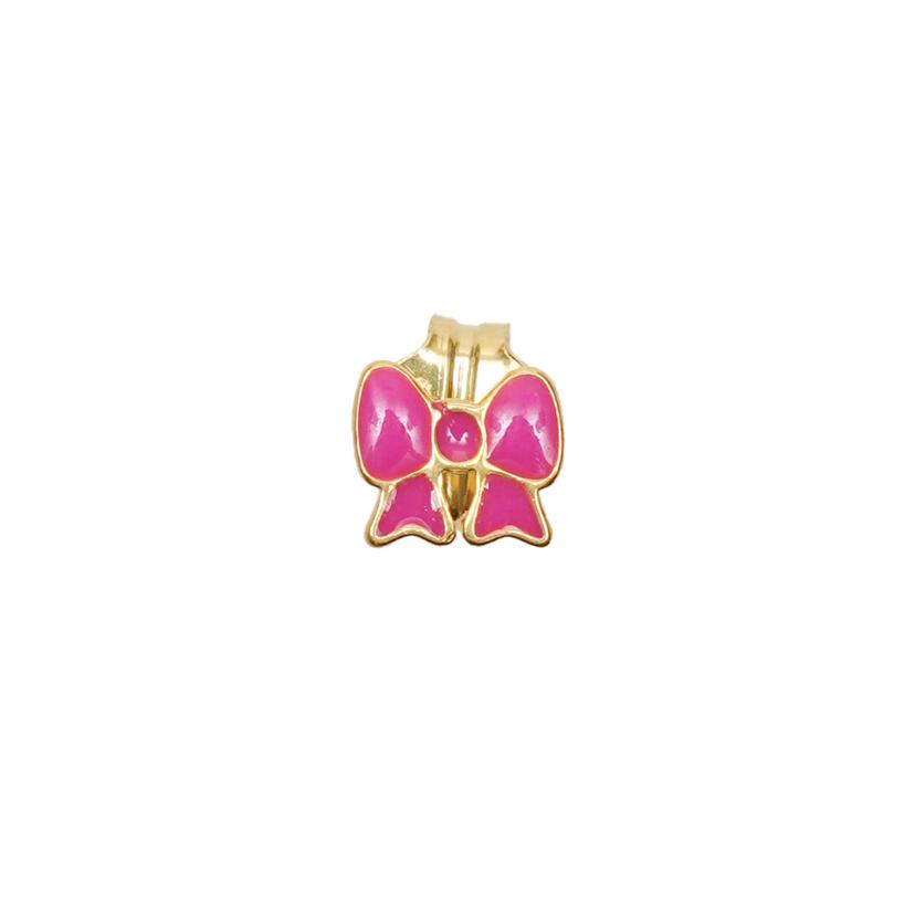 윌헬미나 가르시아 MINNIE BOW STUD EARRING / SS2024-HOT PINK