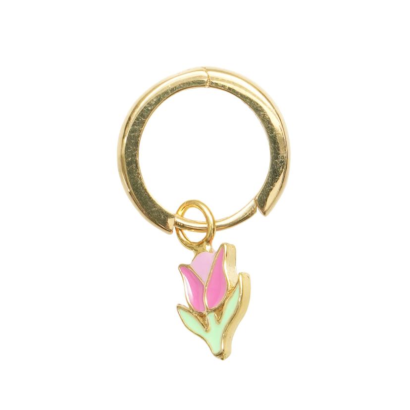 윌헬미나 가르시아 GOLD TULIP EARRING/ BLM009-PINK