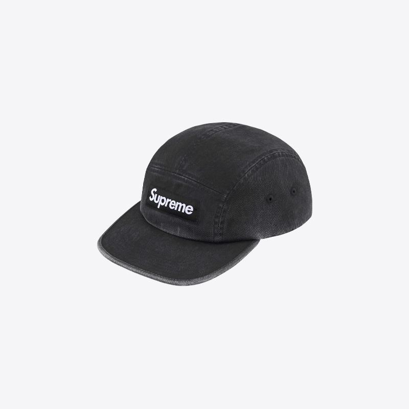 슈프림 25SS 워시드 치노 트윌 캠프 캡 (블랙) SS25H40 BK