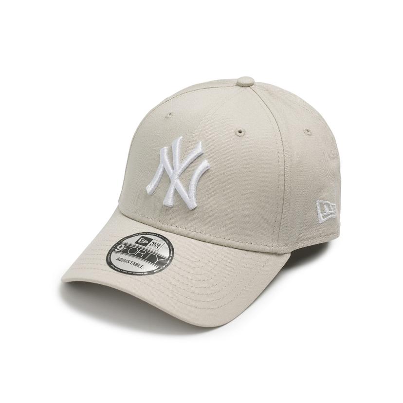 뉴에라 리그 에센셜 NY 양키스 볼캡 라이트베이지 60471459