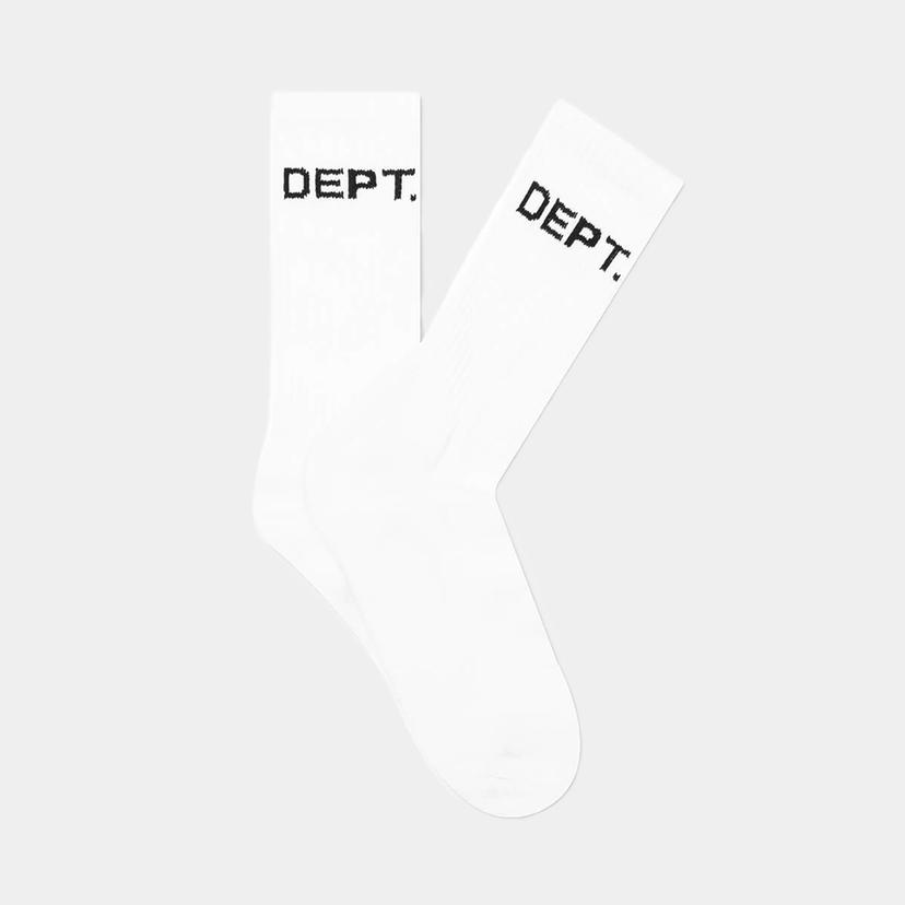 당일배송갤러리디파트먼트 공용 로고 양말 화이트 DLS 90014 WHITE
