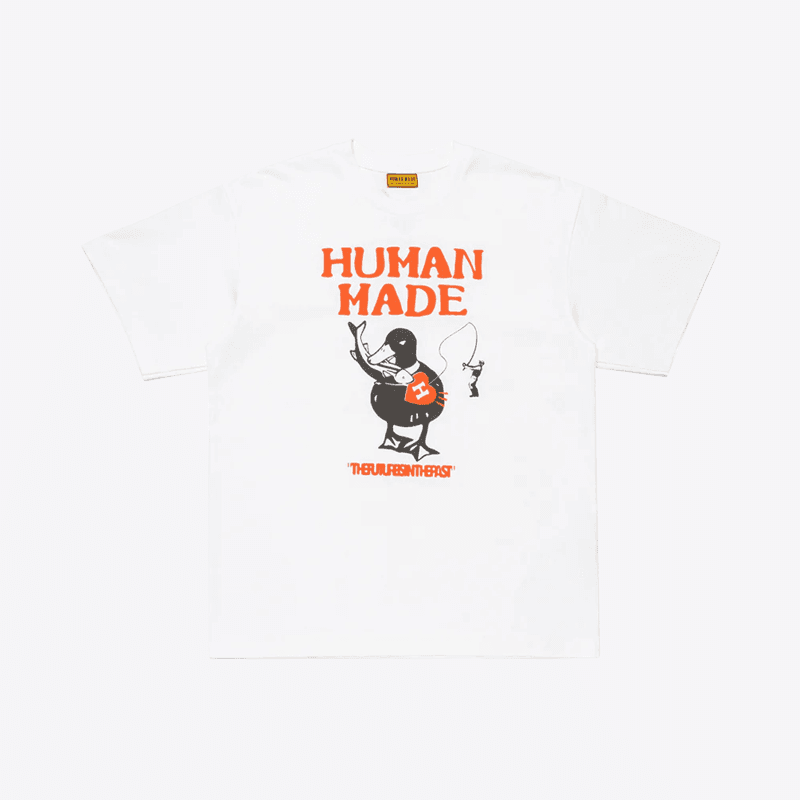 휴먼메이드 그래픽 반팔 티셔츠 (화이트) HM29TE026