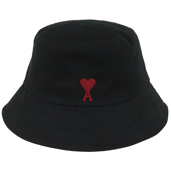 25SS 아미 하트 자수 버킷햇 UHA246 AW0041 001 블랙