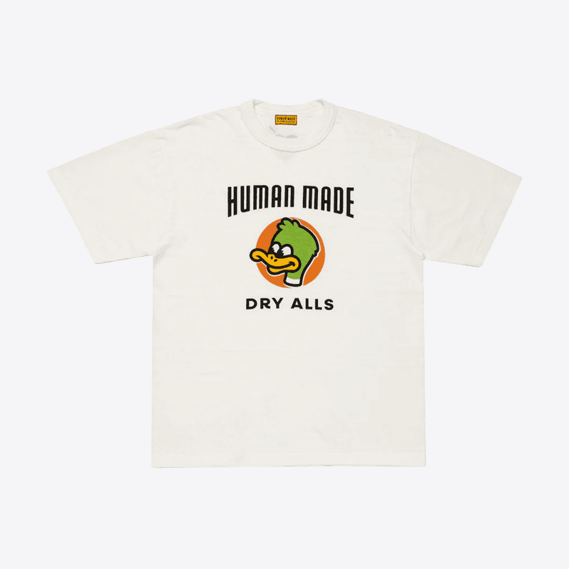 휴먼메이드 그래픽 반팔 티셔츠 (화이트) HM29TE007