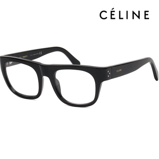 셀린느 안경테 CL50033I 001 두꺼운 블랙 뿔테 데일리 사각 명품 패션