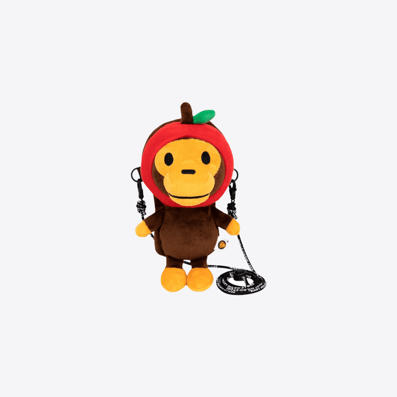 베이프 베이비 마일로 플러시 모바일 백 (레드)
