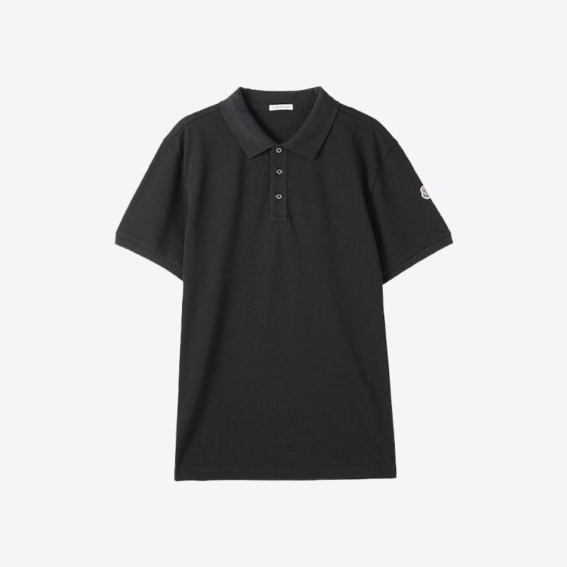 몽클레어 남성 로고 폴로 반팔 티셔츠 (블랙) 8A70510 84556 999