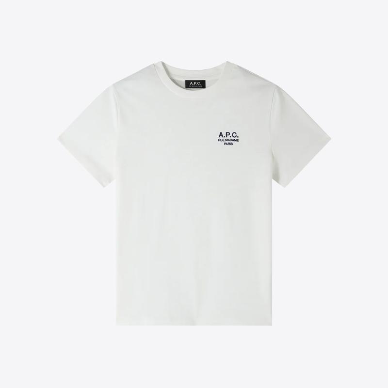 아페쎄 스탠다드 APC 스몰 로고 반팔티셔츠 (화이트) COHBU M26388 TAE