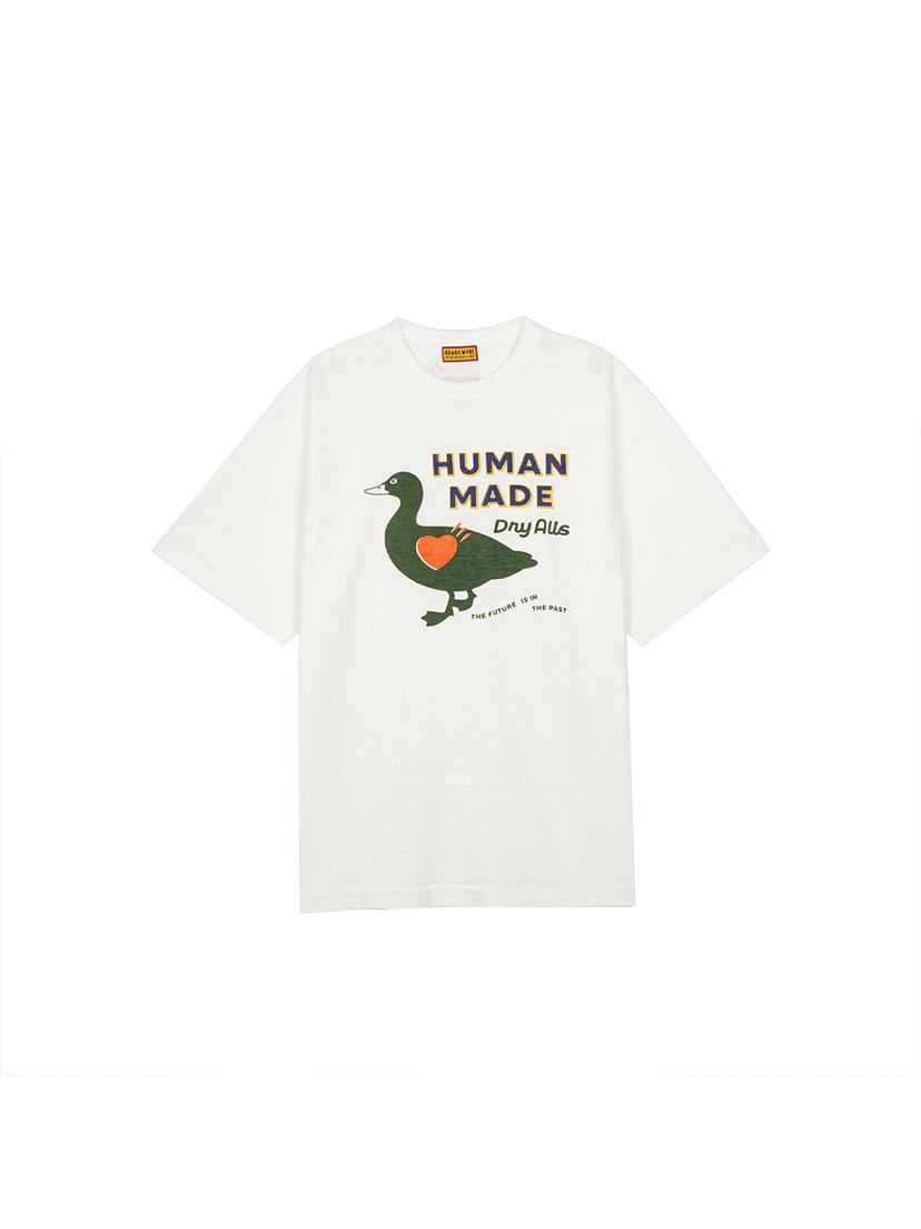 휴먼메이드 남여공용 DUCK 드라이 올즈 그래픽 티셔츠 화이트 HM29TE012-WH