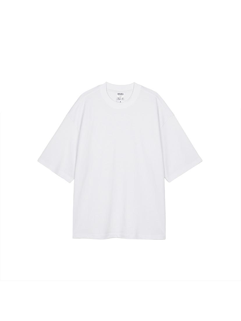 샤카웨어 9.0 OZ 가먼트 다이 디자이너 티 반팔 화이트 GDN01