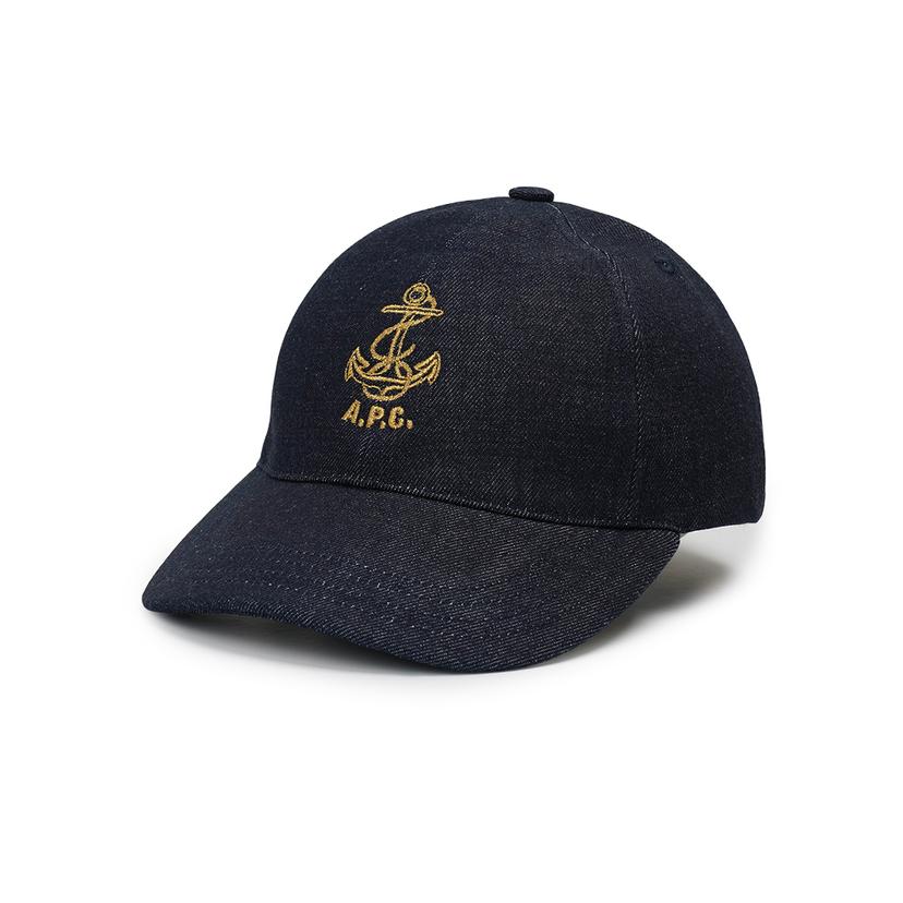 아페쎄 남성 CASQUETTE 샤를리 앙크레 볼캡 인디고 COHIZM24161-IAI