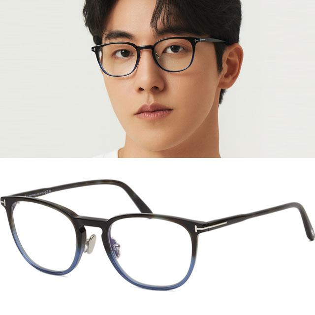 톰포드 블루라이트차단 안경테 TF5700B 055 투톤 시력보호 명품 뿔테