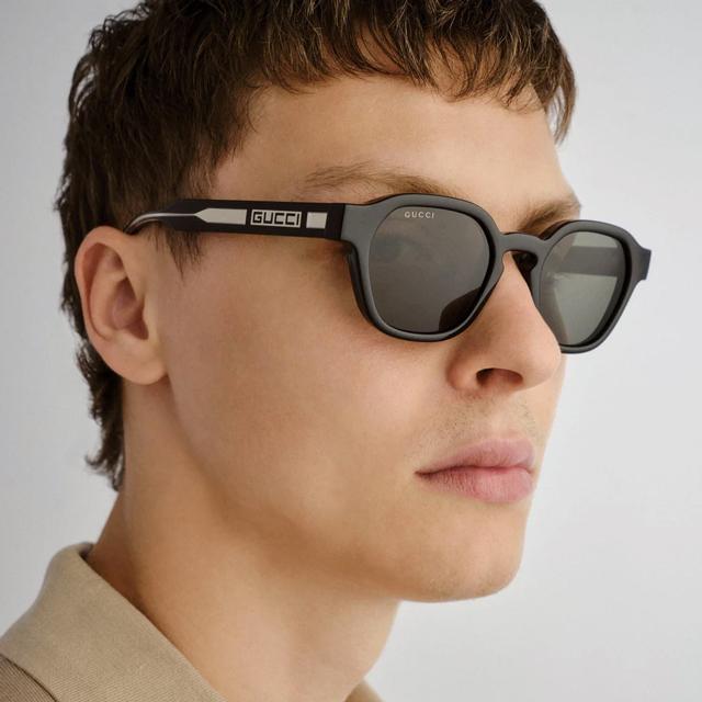 구찌 선글라스 GG1730S 001 명품 스퀘어 블랙 뿔테 데일리 패션