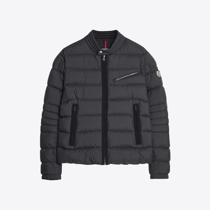 몽클레어 남성 수아레 바이커 패딩 다운 자켓 (블랙) 1A00068 54A81 999