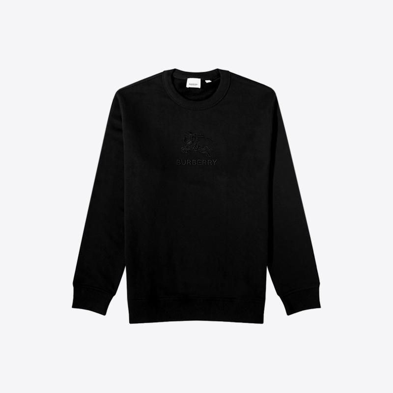버버리 남성 EKD 라프라마 자수로고 스웨트셔츠 맨투맨 (블랙) 8072743