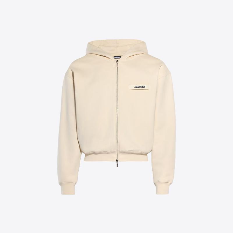 자크뮈스 남성 로고 그로그랭 후드 집업 자켓 (베이지) HOM00257AJ00126 150