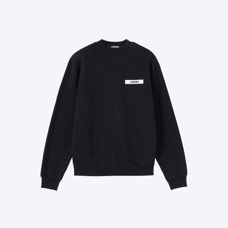 자크뮈스 남성 로고 그로그랭 맨투맨 (블랙) SSM00206AJ00126 990