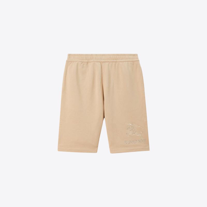 버버리 남성 EKD 모티프 로고 코튼 쇼츠 팬츠 (베이지) 8072747