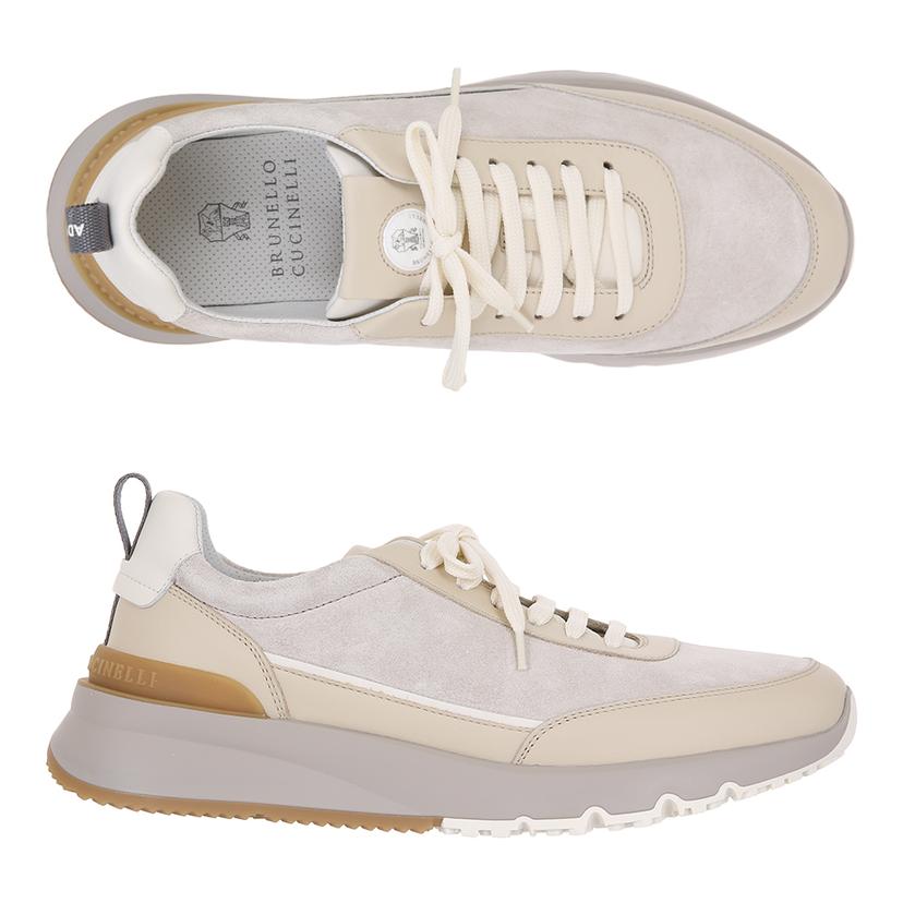 [국내/당일]25FW MZUSGGO278 CKY76 브루넬로쿠치넬리 스웨이드 러너 스니커즈