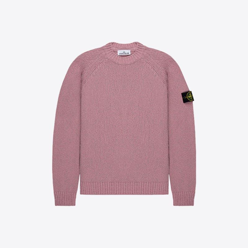 스톤아일랜드 남성 크루넥 스웨터 니트 (핑크) 5100050 S00N1 V0M80