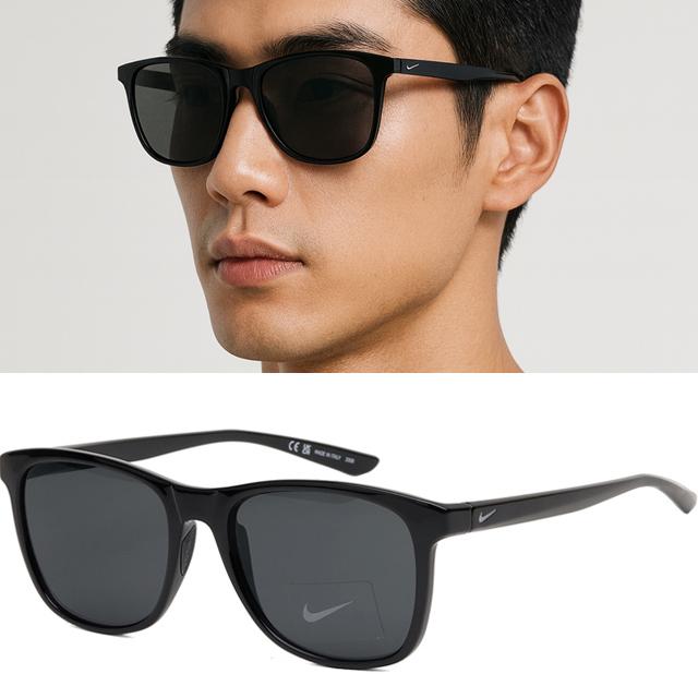 나이키 선글라스 EV1199 001 파사주 스퀘어 블랙 뿔테 데일리 패션 모던 심플