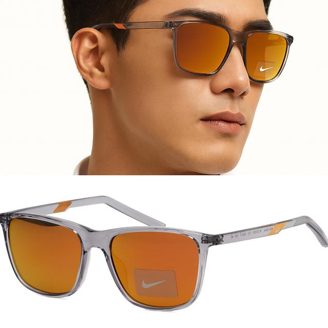 나이키 선글라스 DV2291 012 스테이트 M 오렌지 미러 투명 그레이 뿔테 낚시 골프
