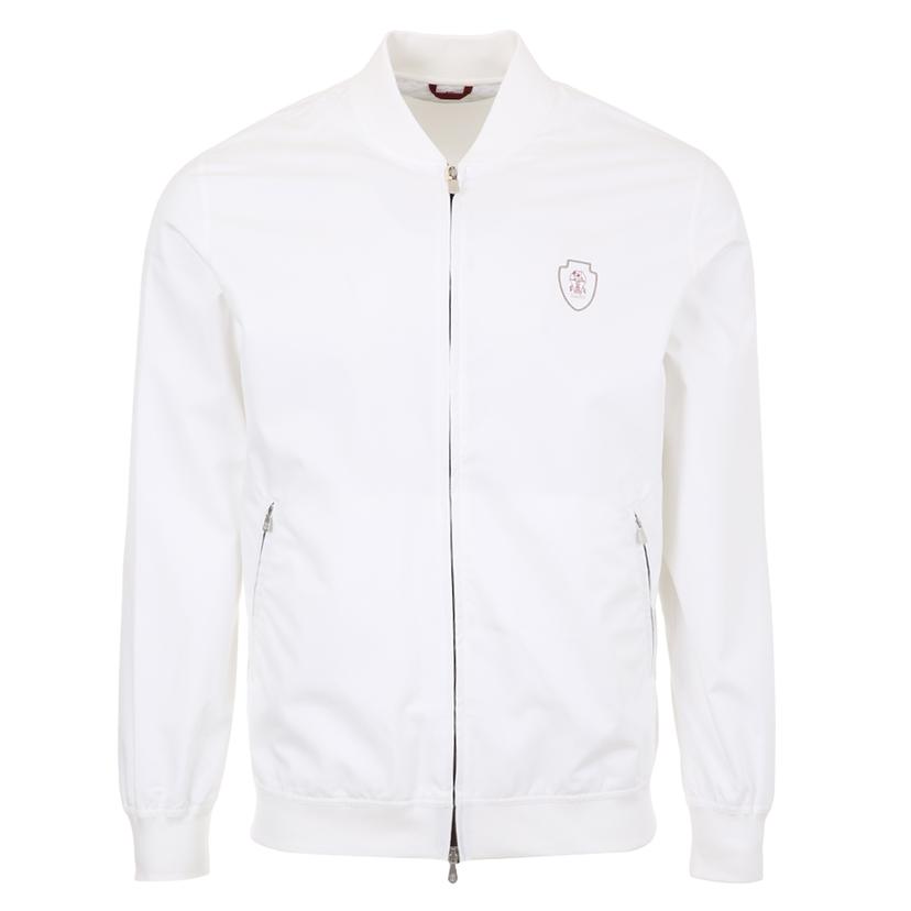 [국내/당일]25FW MB4229084T C007 브루넬로쿠치넬리 엠블럼 로고 집업 자켓