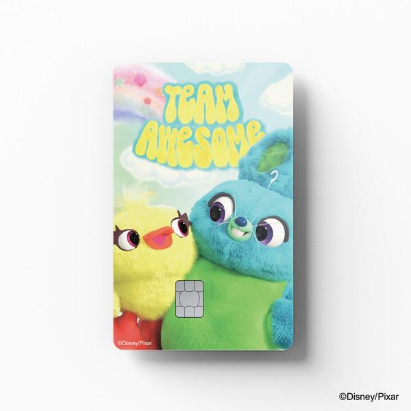 [고스티] 토이스토리 - 더키 앤 버니 - 팀 카드커버