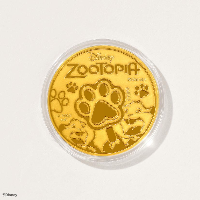 골드팡 24k 주토피아 팝시클 발바닥 순금코인 0.1g