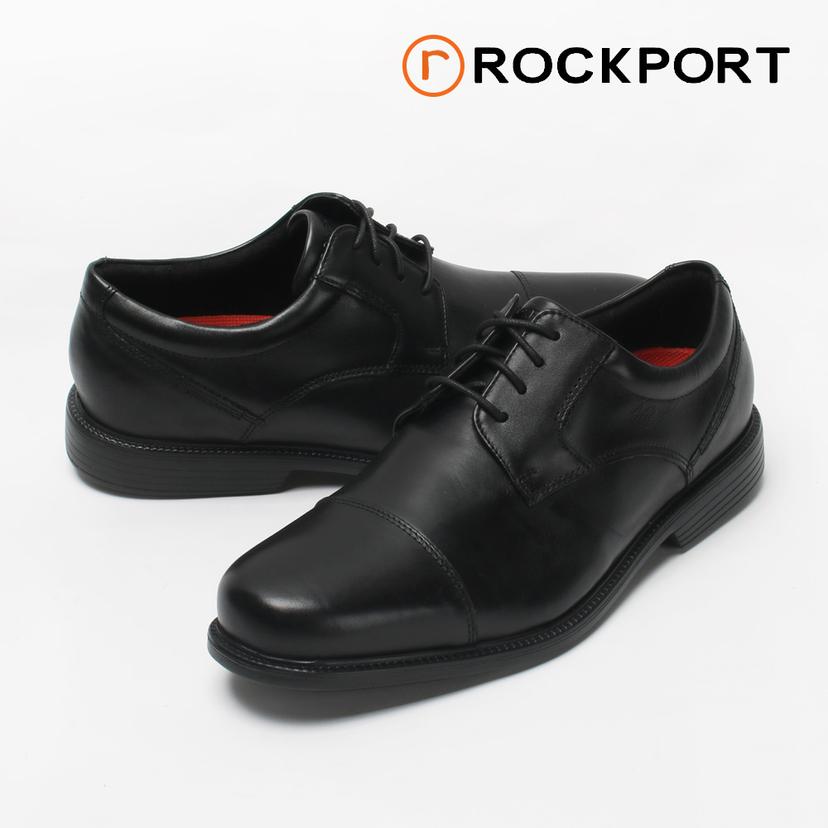 락포트 남성화 찰스로드 캡 토 정장화 블랙 W발볼 V80556