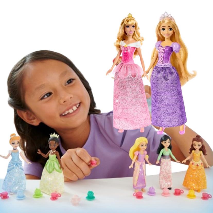 마텔 디즈니 패션돌과 미니돌선물세트(라푼젤+벨+미니돌)