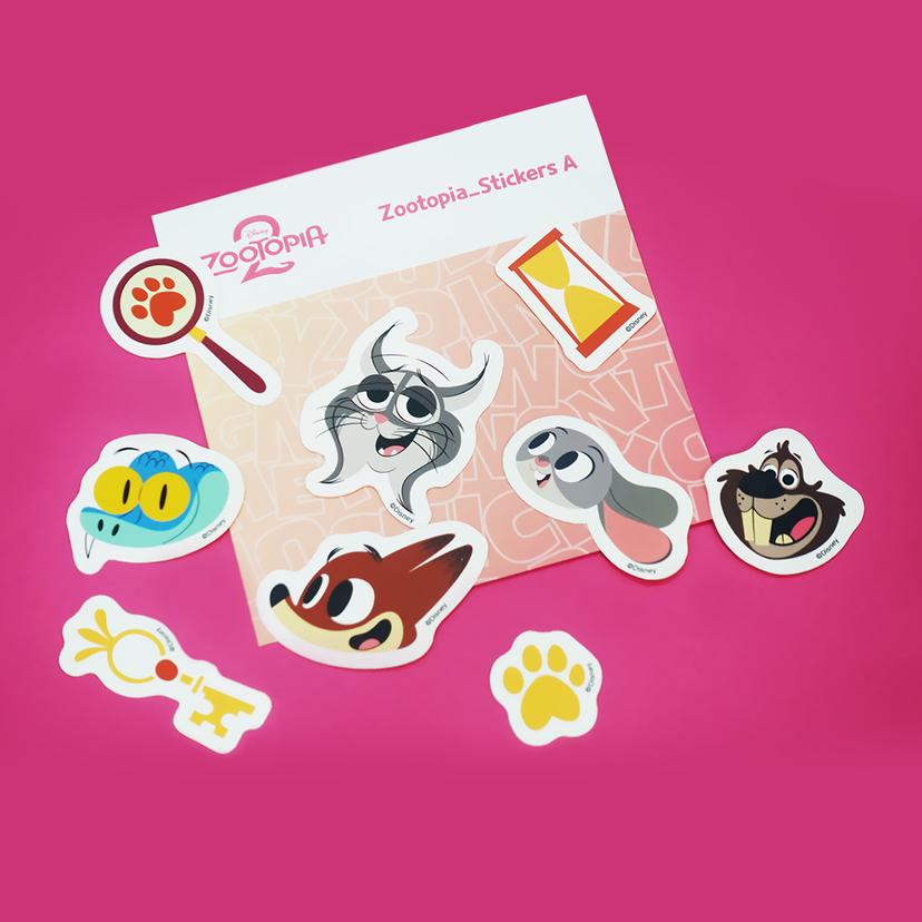 주토피아2_리무버블 스티커