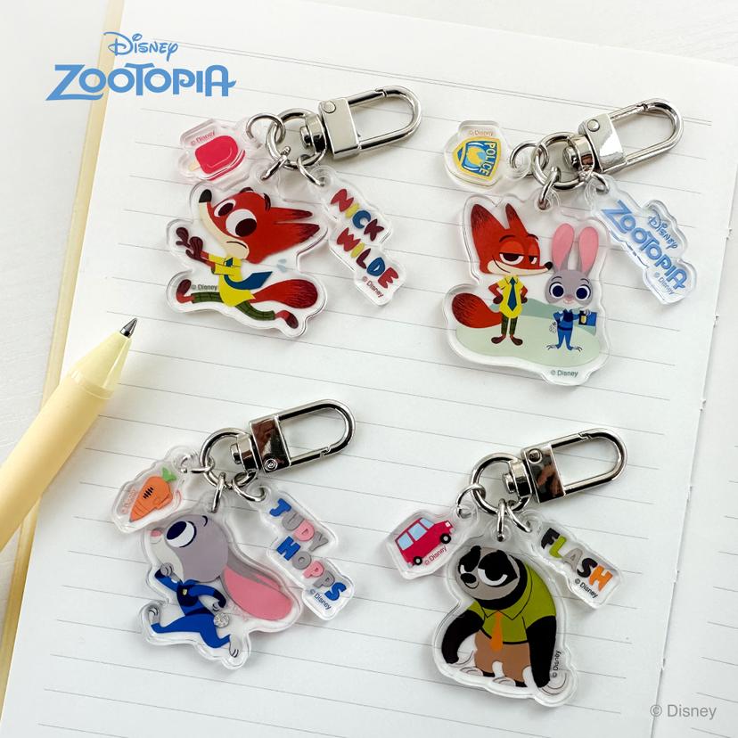 디즈니 주토피아 아크릴 키링