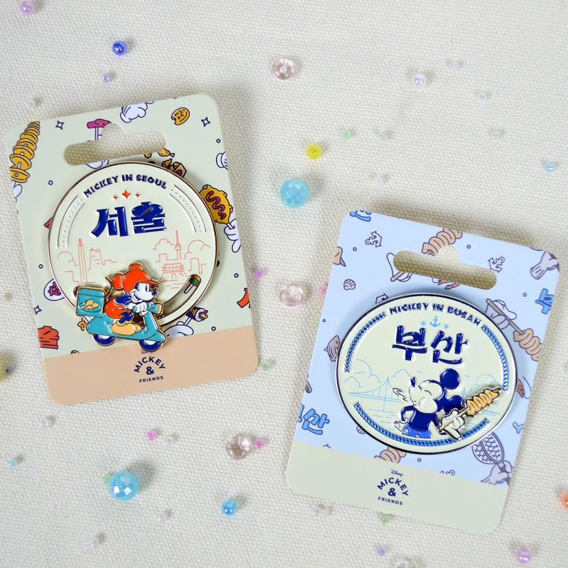 디즈니 미키와 친구들 K-FOOD 지역 무빙 뱃지