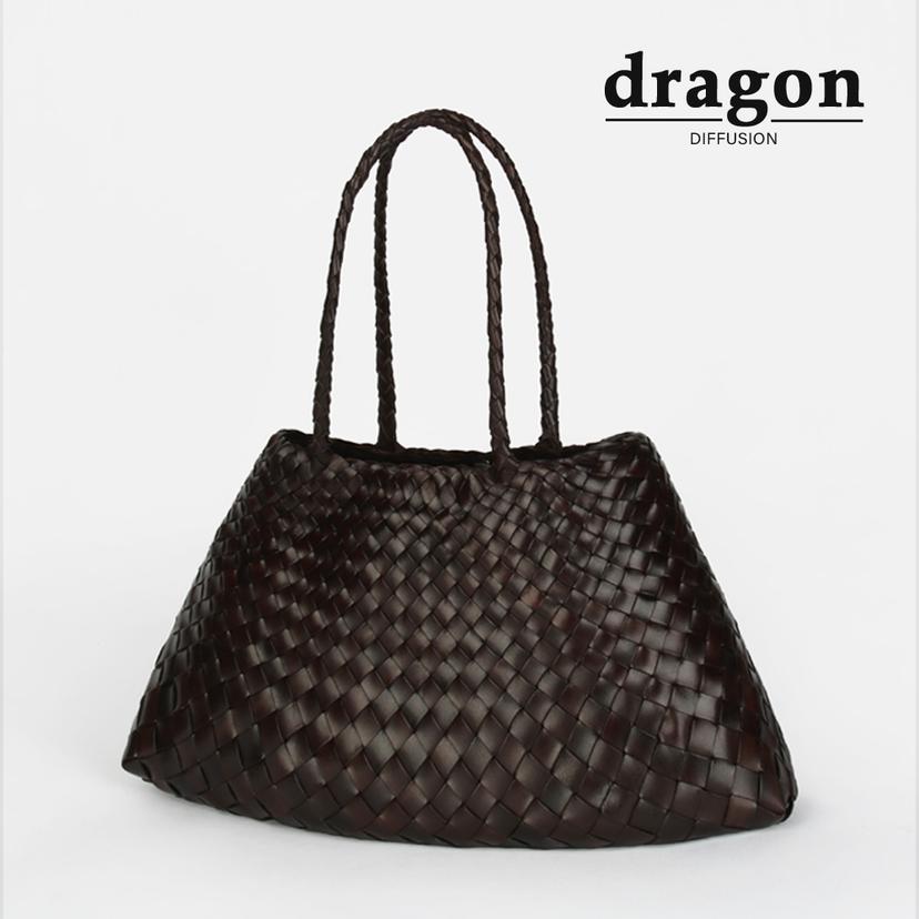 드래곤디퓨전 토트백 산타크로체 빅 드래곤백 다크브라운 8892-DB