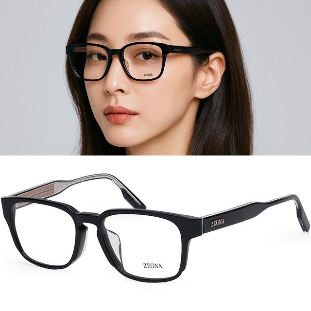 제냐 안경테 EZ5262 F 001 데일리 명품 남녀공용 안경 패션 스타일