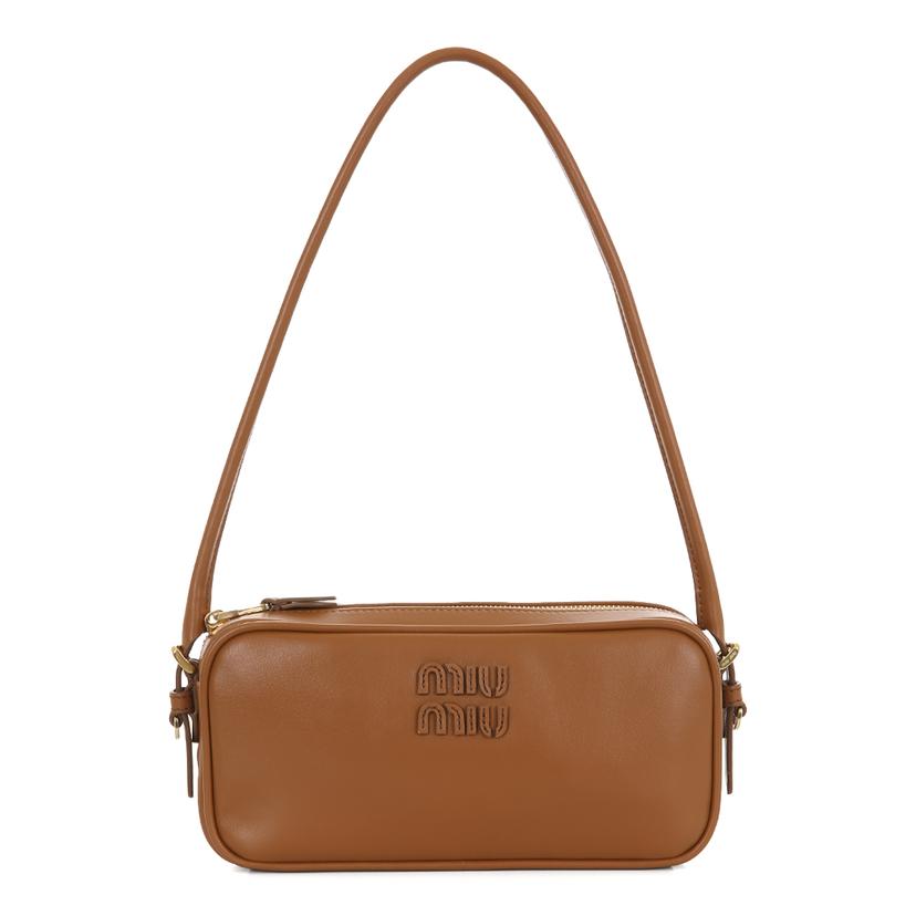 [국내/당일]25FW 5NE024 AF8W F0046 미우미우 아이코닉 로고 코냑 숄더백