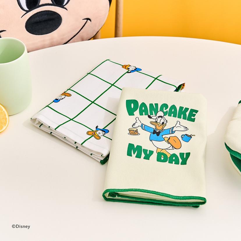 [디즈니] 팬케이크 도널드덕 키친크로스 40x60 2P 세트