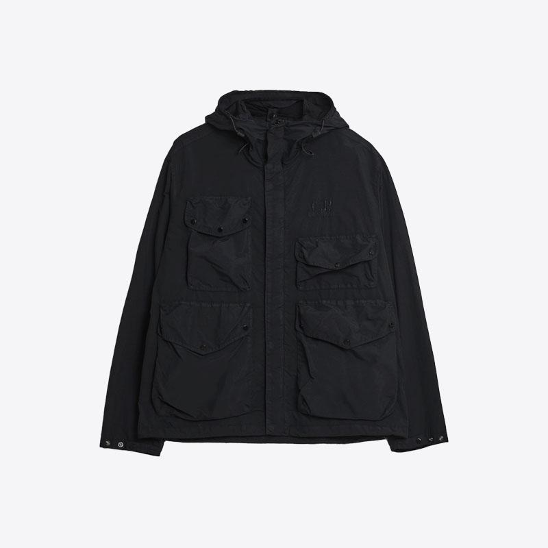 시피컴퍼니 남성 플랫 나일론 고글 후드 자켓 (블랙) 18CMOW050A 005991G 999