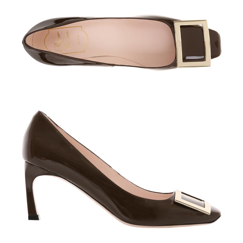 [국내/당일]25FW RVW40015280D1P S604 로저비비에 트럼펫 메탈 버클 펌프스힐