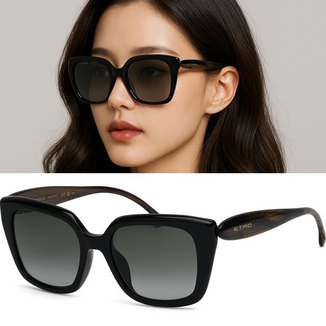 에트로 선글라스 ETRO0085 F S 8079O 명품 패션 두꺼운 뿔테 남자 여자 아시안핏