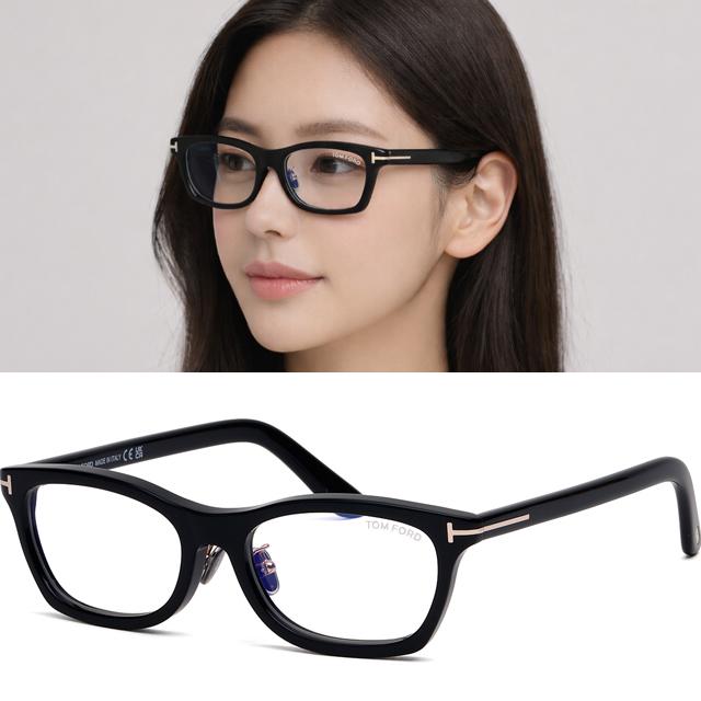 톰포드 안경테 TF6074 DB 001 남자 여자 명품 뿔테 블루라이트차단