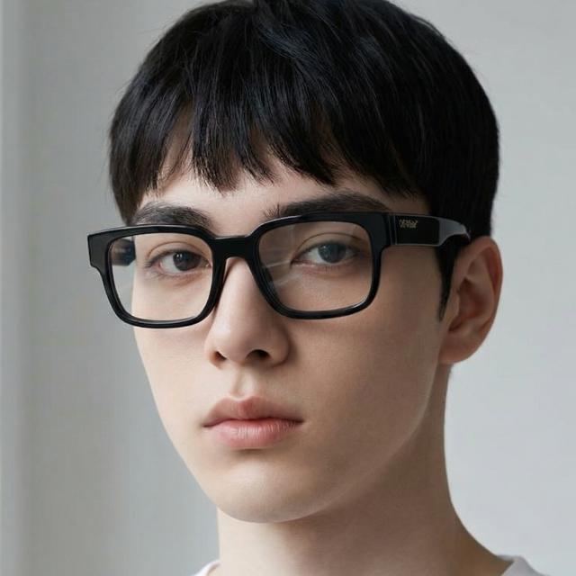 오프화이트 안경테 OERJ080 1000 두꺼운 뿔테 남자 여자 명품 패션