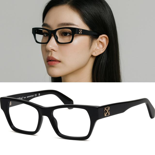 오프화이트 안경테 OERJ07E 1000 STYLE 7 남자 여자 명품 뿔테 패션