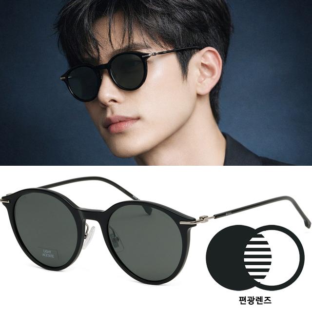 휴고보스 선글라스 BOSS1690FSK 807M9 편광 가벼운 라운드 남자 여자 아시안핏