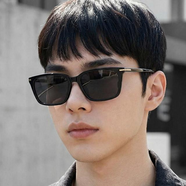 휴고보스 선글라스 BOSS1688FSK 807M9 편광 아시안핏 남자 여자 사각 뿔테