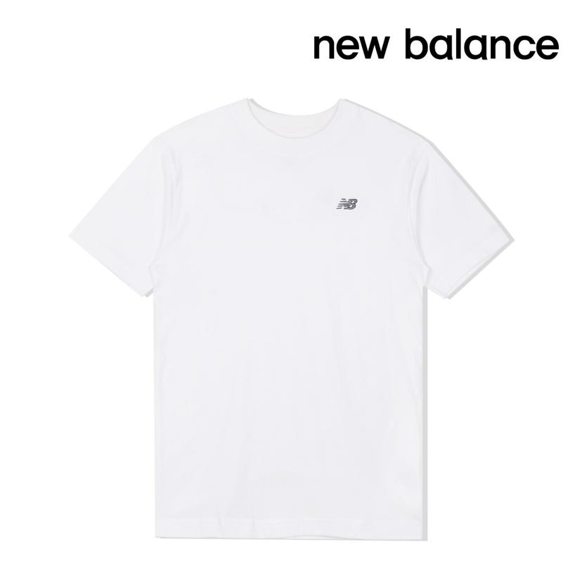 뉴발란스 남성 반팔티셔츠 스포츠 에센셜 코튼 화이트 MT41509-WT
