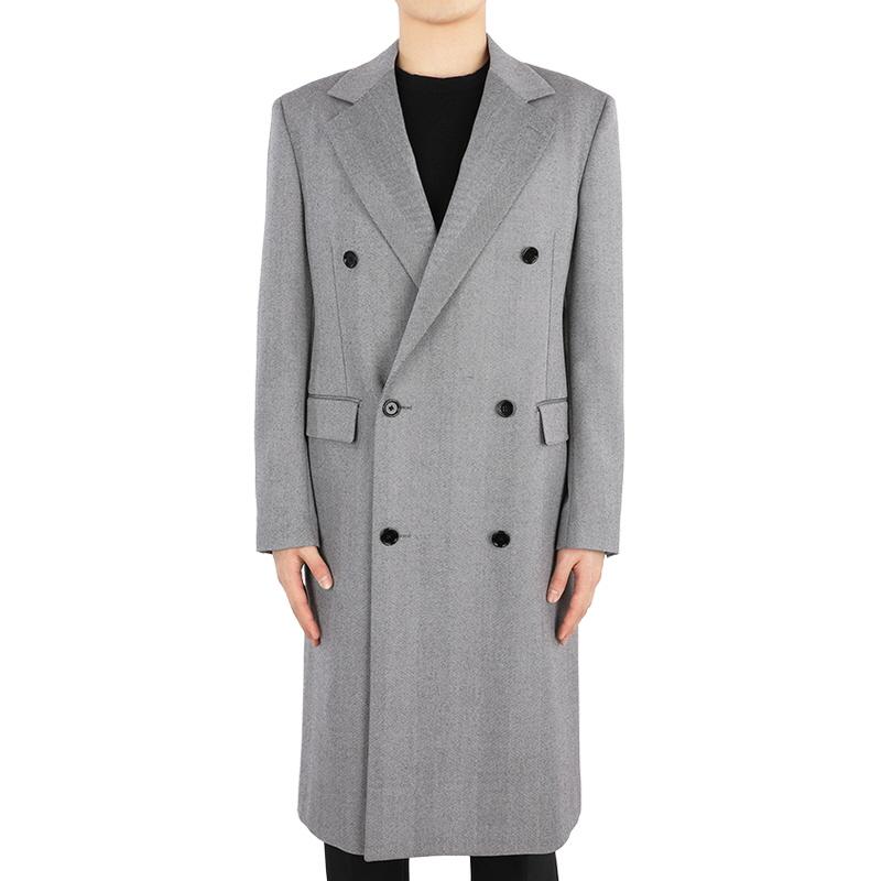 디몬트 23 F/W 라르디니 남성 체크 롱 코트(그레이) IT40407E ITC61607 930