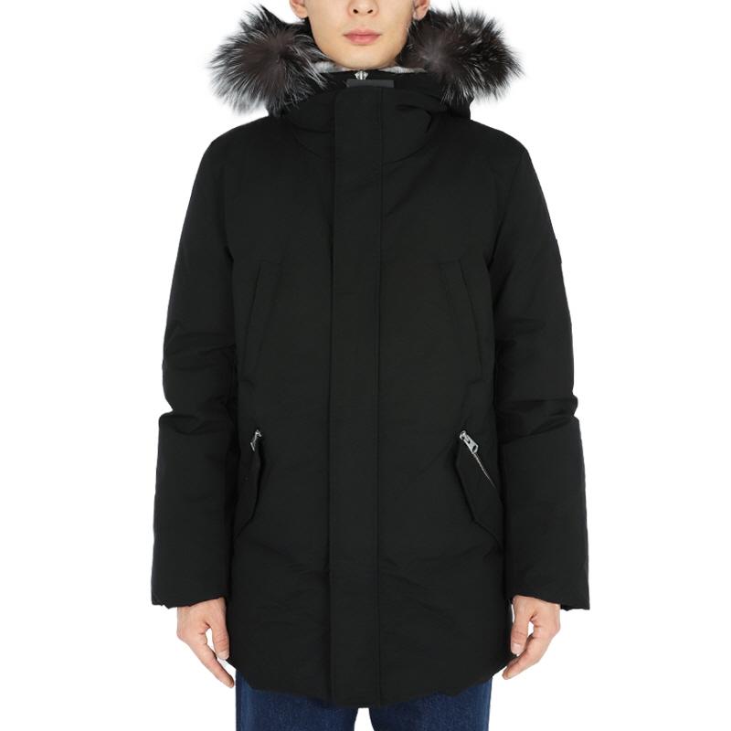 디몬트 23 F/W 맥케이지 남성 에드워드 X 폭스퍼 패딩 자켓(블랙) EDWARD X C0017 Black-Silver